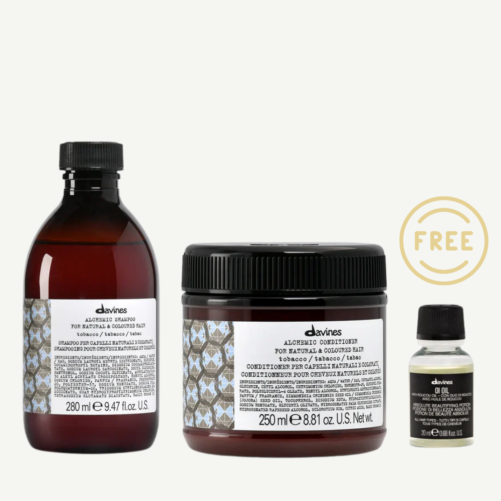 alchemic tobacco Davines Conditioner 250ml Alchemic shampoo Tinting Shampoo Alchemic, Tobacco