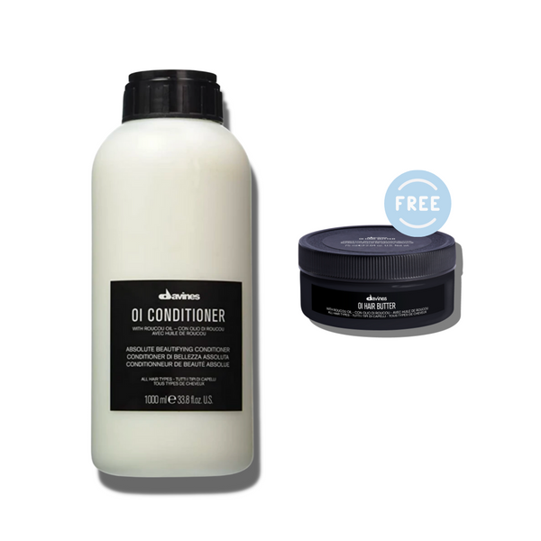 Davines OI Conditioner 1000ml | FREE OI HAIR BUTTER 75ML