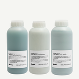 Davines MINU Shampoo + Conditioner + Hair Mask 1000ml | Illuminating and Color Protecting