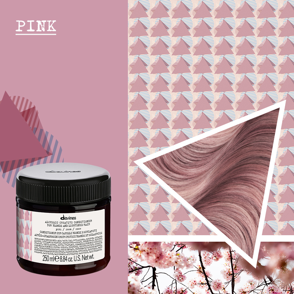 Davines ALCHEMIC CREATIVE Conditioner in PINK 250ml DAVINES I