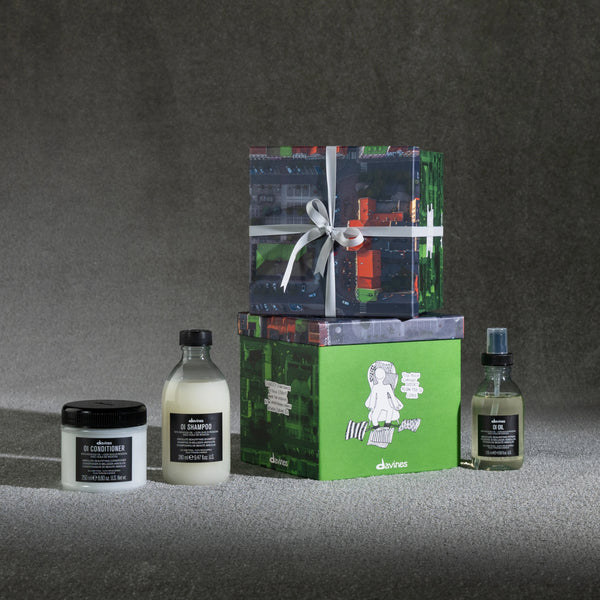 【限定価格】Davines OI SHAMPOO & OI OIL セット Davines OI OIL GIFT BOX: OI Shampoo 280ml + OI Conditioner