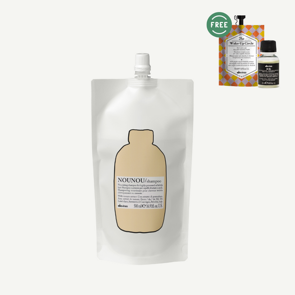 Davines NOUNOU Shampoo Refill 500ml | FREE TCC Wake up Hair mask & Oi OIl 20ml