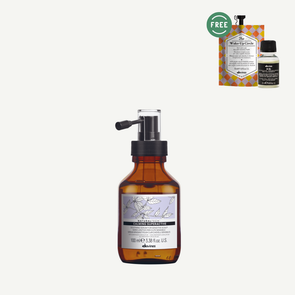 Davines NaturalTech CALMING Superactive Serum 100ml | FREE TCC Wake up Hair mask & Oi OIl 20ml