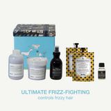 Davines LOVE SMOOTH GIFT BOX: LOVE SMOOTH Shampoo 250ml + LOVE SMOOTH Conditioner 250ml + OI Milk 135ml + 2pcs Instant Hair Mask + OI Oil 20ml