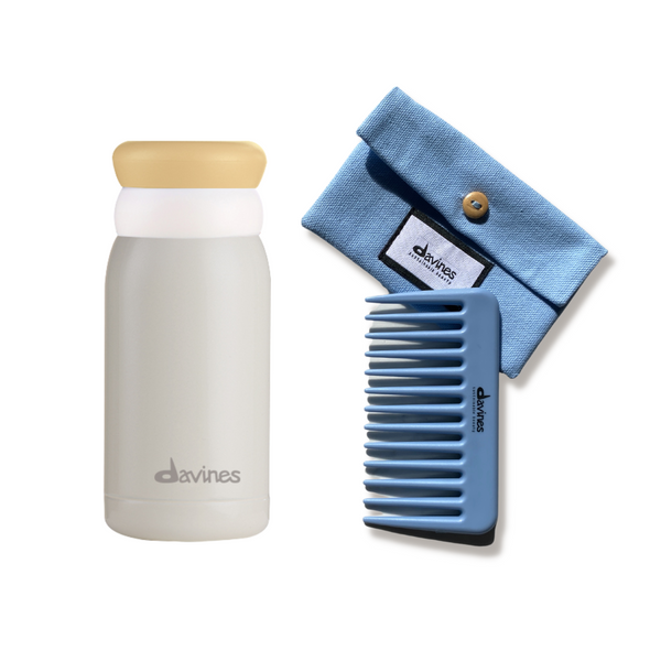 Tumbler (Grey) + Recycled Plastic Hair Comb