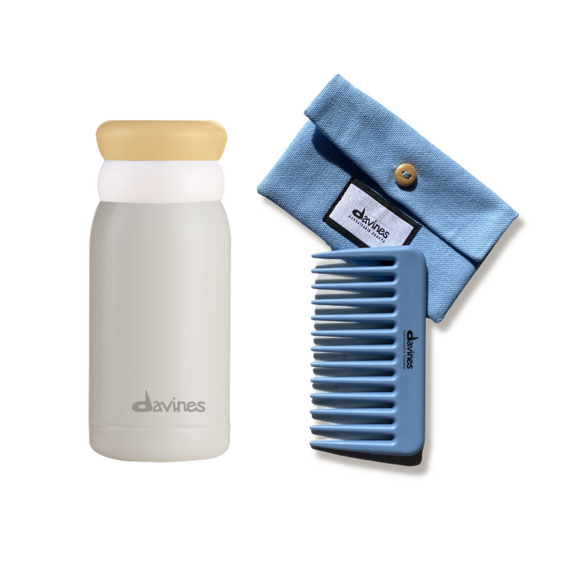 Tumbler (Grey) + Recycled Plastic Hair Comb