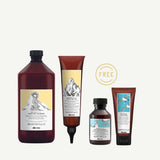 Davines PURIFYING Shampoo 1000ml + Gel 150ml FREE Travel Sized Well-Being Shampoo and Conditioner