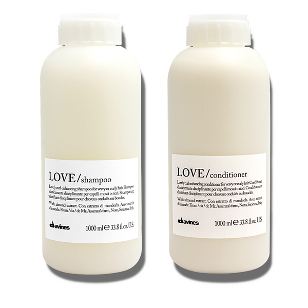 Davines LOVE CURL Shampoo + Conditioner Set 1000ml I Curl Enhancing