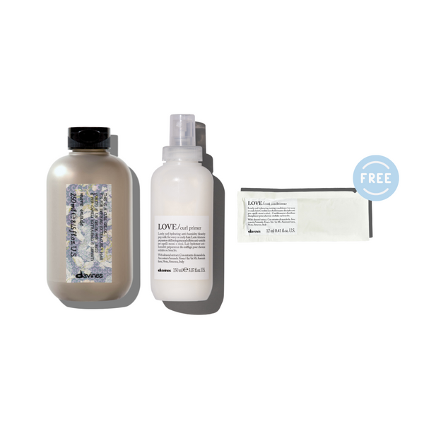 Davines LOVE CURL Primer 150ml & More Inside This is a Curl Gel Oil 250ml | FREE LOVE CURL Conditioner Sachet (3pcs)