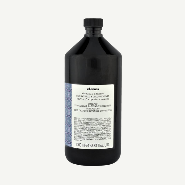 Davines ALCHEMIC Shampoo in SILVER 1000 ml FREE Travel Sized Nounou Shampoo + Hair Mask