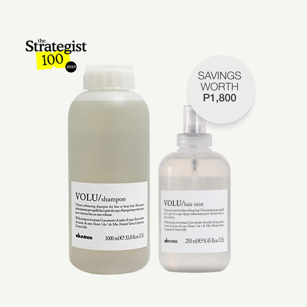 Davines VOLU Shampoo 1000ml | Volume Enhancing for Fine Hair