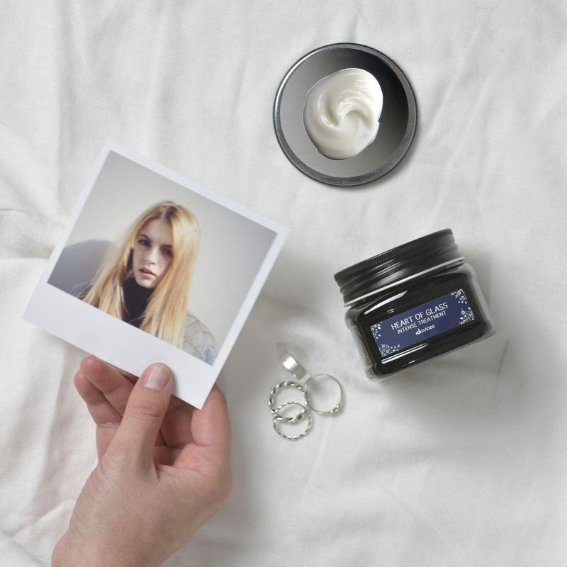 Davines HEART OF GLASS Shampoo + Conditioner + Intense Treatment I FREE Travel Size Set 90ml - DAVINES I SUSTAINABLE BEAUTY