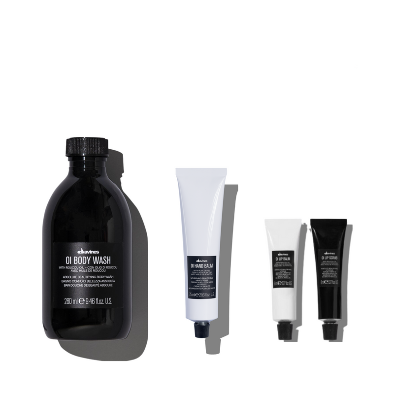 Davines OI Body Wash 280ml + OI Hand Balm 75ml + OI Lip Kit FREE OI Hair Butter 75ml