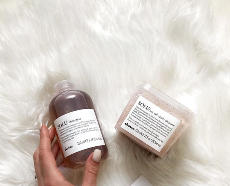 Davines SOLU Shampoo + Sea Salt Srub Cleanser I Free 2 TCC Hair Masks - DAVINES I SUSTAINABLE BEAUTY